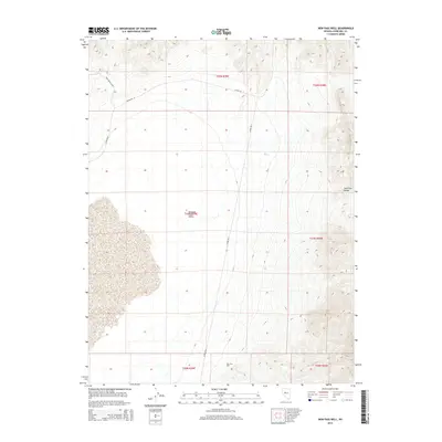 2014 Map of New Pass Well, 2014 Print
