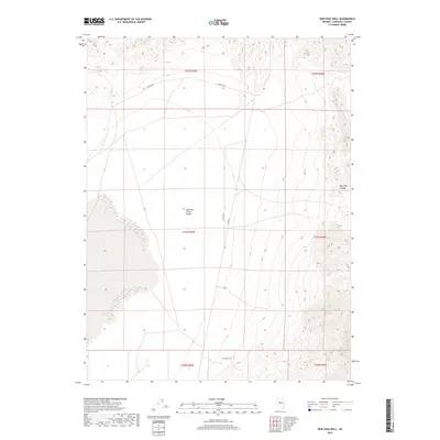 2018 Map of New Pass Well, 2018 Print