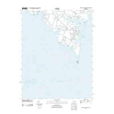 2011 Map of New Point Comfort, 2011 Print