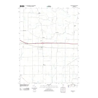 2010 Map of New Point, 2010 Print