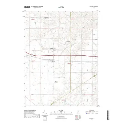2019 Map of New Point, 2019 Print