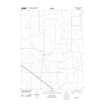 2012 Map of New Point, 2012 Print