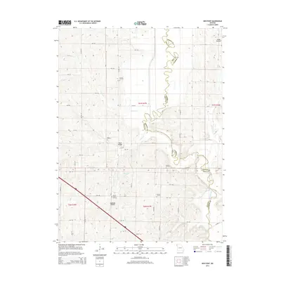 2014 Map of New Point, 2014 Print