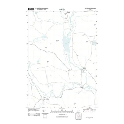 2011 Map of New Portland, 2011 Print