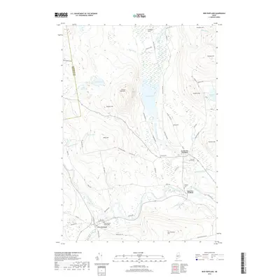 2018 Map of New Portland, 2018 Print
