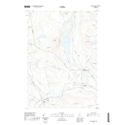 2021 Map of New Portland, 2021 Print