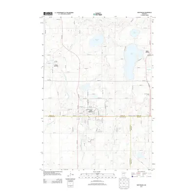 2013 Map of New Prague, 2013 Print