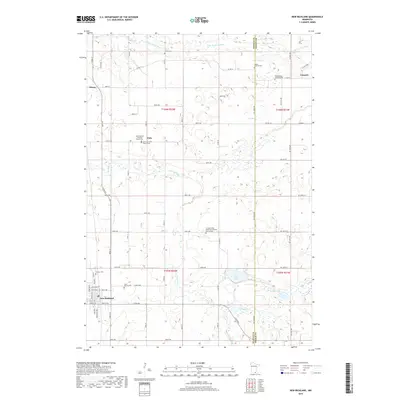 2019 Map of New Richland, 2019 Print
