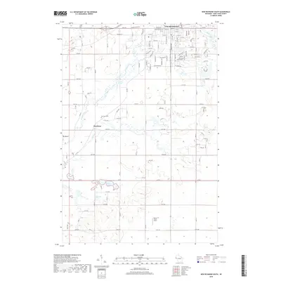 2018 Map of New Richmond South, 2018 Print