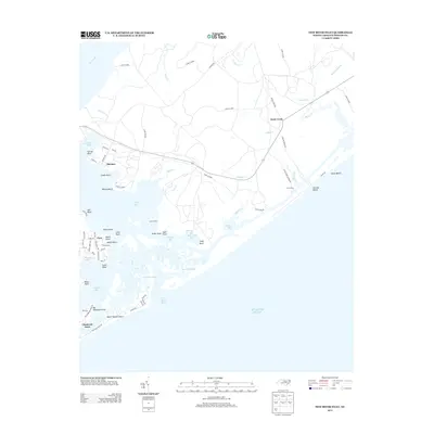 2013 Map of New River Inlet, 2013 Print