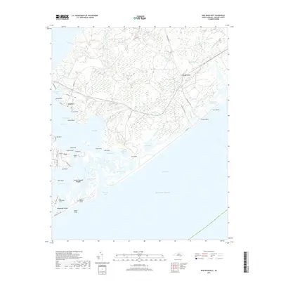 2019 Map of New River Inlet, 2019 Print