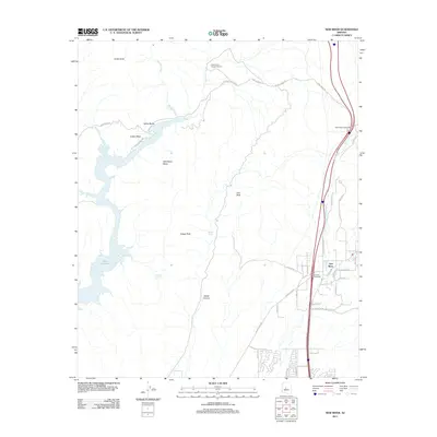2011 Map of New River, 2011 Print