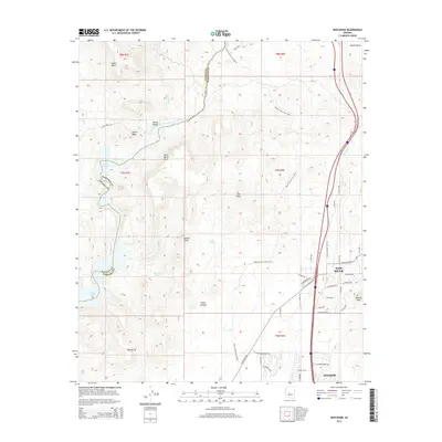 2014 Map of New River, 2014 Print