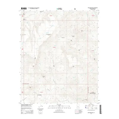 2014 Map of New River Mesa, 2014 Print