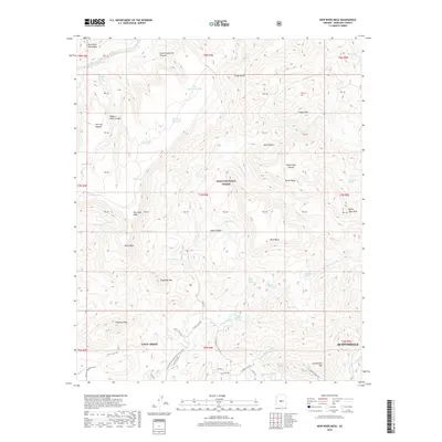 2018 Map of New River Mesa, 2018 Print