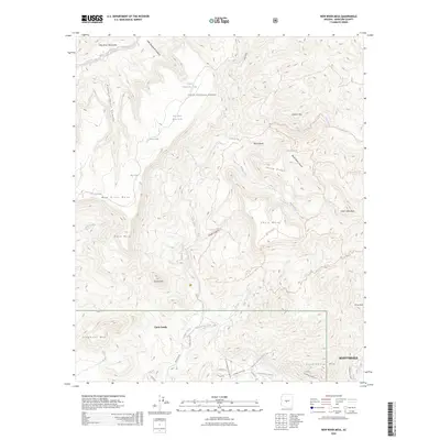 2026 Map of New River Mesa, 2026 Print