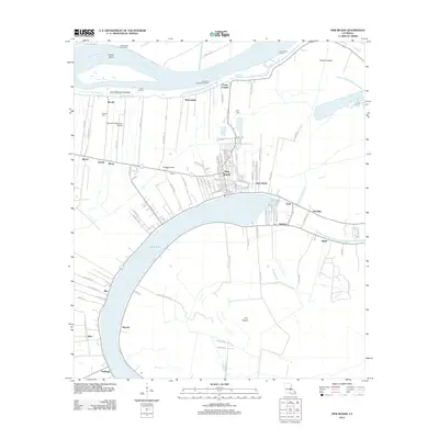 2012 Map of New Roads, 2012 Print