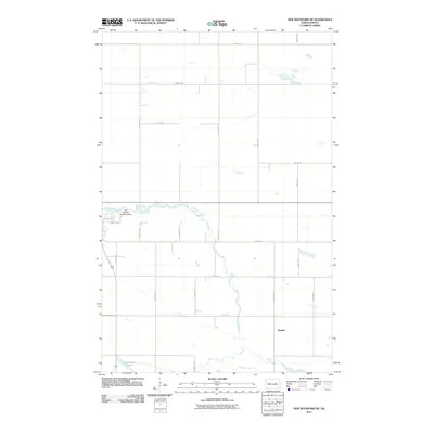 2011 Map of New Rockford NE, 2011 Print
