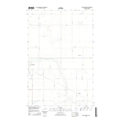 2014 Map of New Rockford NE, 2014 Print