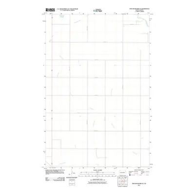2011 Map of New Rockford SE, 2011 Print
