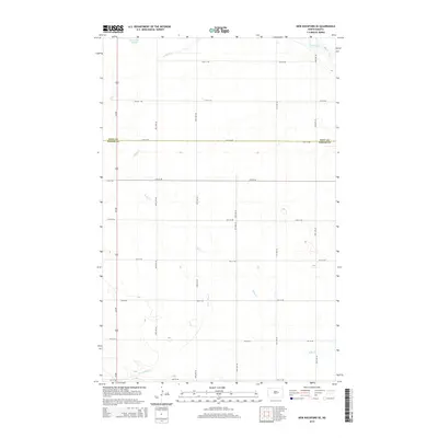 2014 Map of New Rockford SE, 2014 Print