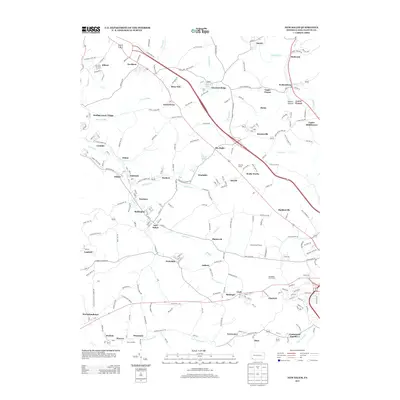 2013 Map of New Salem, 2013 Print