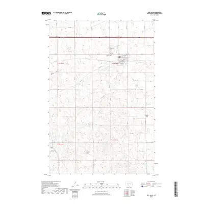 2018 Map of New Salem, 2018 Print