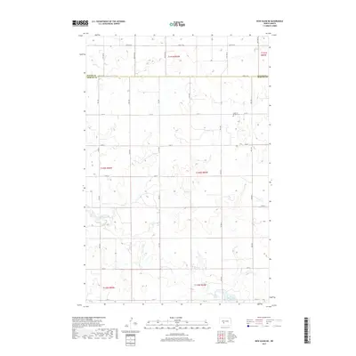 2017 Map of New Salem NE, 2017 Print
