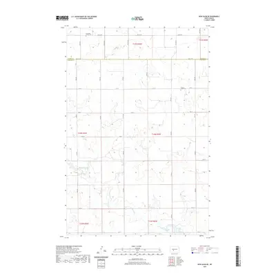 2020 Map of New Salem NE, 2020 Print