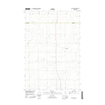2014 Map of New Salem NW, 2014 Print