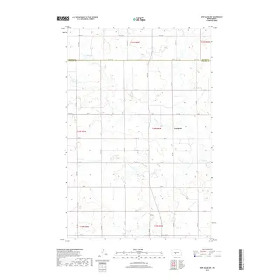 2018 Map of New Salem NW, 2018 Print