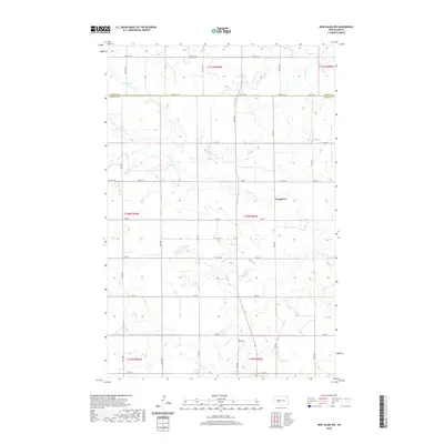 2020 Map of New Salem NW, 2020 Print