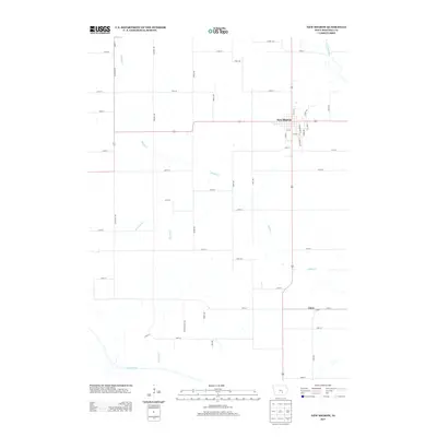 2013 Map of New Sharon, 2013 Print