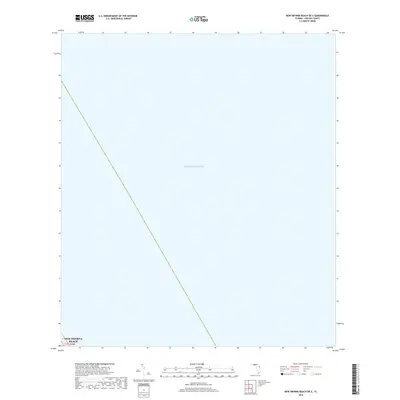 2018 Map of New Smyrna Beach OE E, 2018 Print