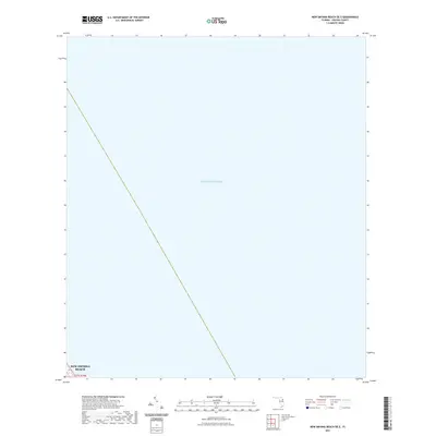 2021 Map of New Smyrna Beach OE E, 2021 Print