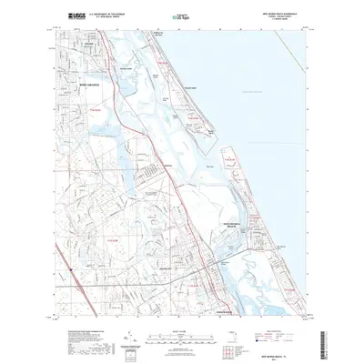 2021 Map of New Smyrna Beach, 2021 Print