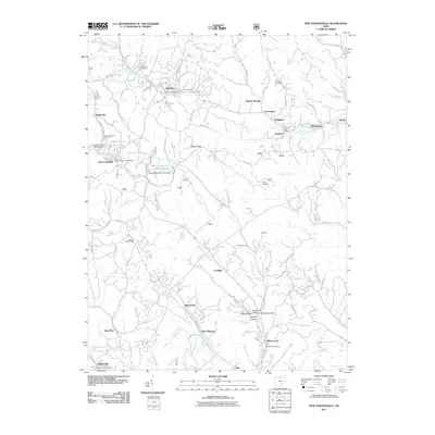 2011 Map of New Straitsville, 2011 Print