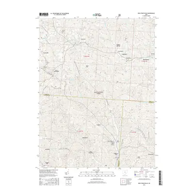 2016 Map of New Straitsville, 2016 Print