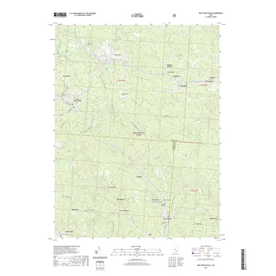 2019 Map of New Straitsville, 2019 Print