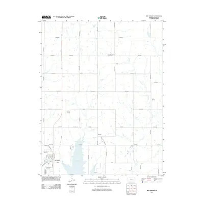 2012 Map of New Strawn, 2012 Print