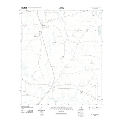 2010 Map of New Summerfield, 2010 Print