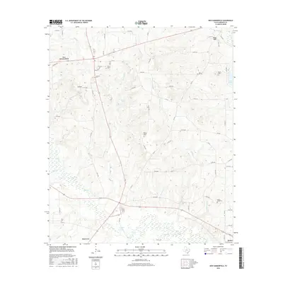 2016 Map of New Summerfield, 2016 Print