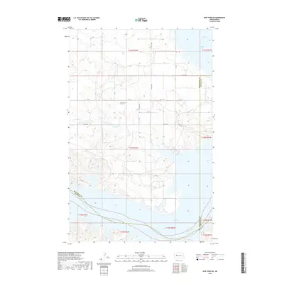 2018 Map of New Town SW, 2018 Print