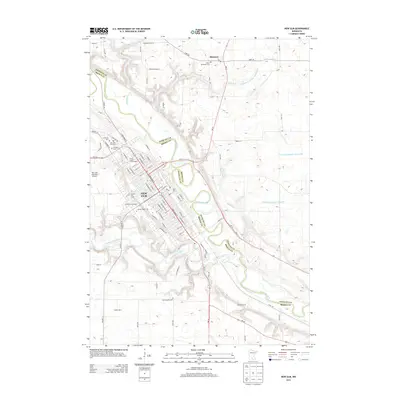 2013 Map of New Ulm, 2013 Print