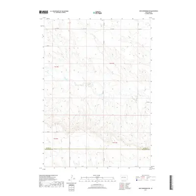 2017 Map of New Underwood NW, 2017 Print