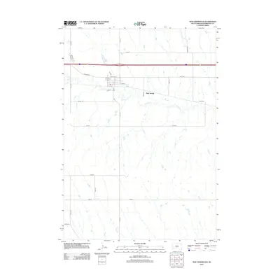 2012 Map of New Underwood, 2012 Print