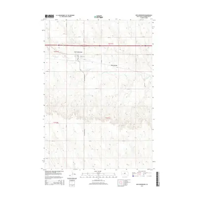 2015 Map of New Underwood, 2015 Print