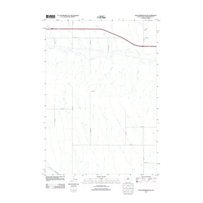 2012 Map of New Underwood SW, 2012 Print