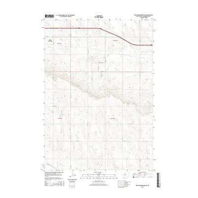 2015 Map of New Underwood SW, 2015 Print
