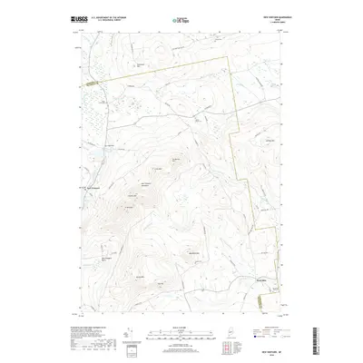 2018 Map of New Vineyard, 2018 Print